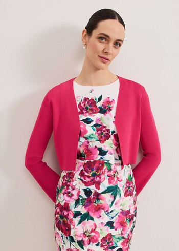 Phase Eight Yasmin Cover Up Knitwear Pink Australia | GS3051429